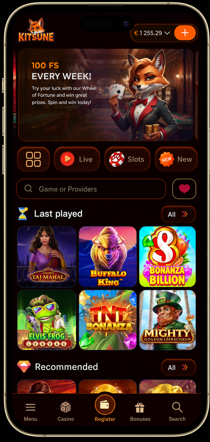 Kitsune Casino Deutschland auf Desktop und Mobilgeräten